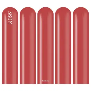 SET 50 Baloane Latex Modelaj Standard Deep Red Nozzle Up 360M 2352